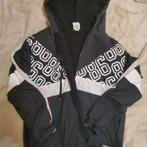 VS PINK  sherpa lined bling jacket